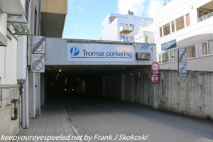 entrance to underground tunnel parking 